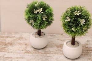 Arbolitos Decorativos de Hierba Artificial