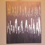 como hacer cuadro abstracto diy