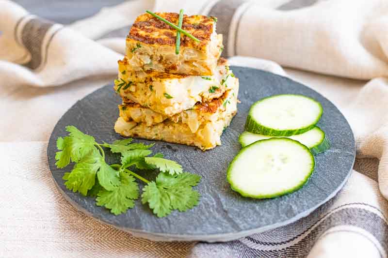 tortilla de coliflor