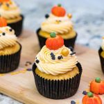 receta de cupcakes de calabaza con crema de yogur