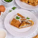 receta de crepes caseros rellenos con setas